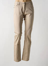 Pantalon slim stretch taille normale beige LPB femme