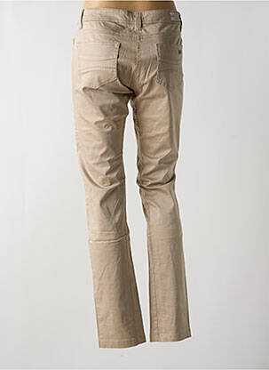 Pantalon slim stretch taille normale beige LPB femme