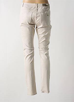 Pantalon slim stretch taille normale beige LPB femme