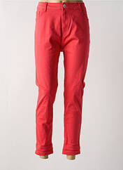 Pantalon slim rouge VOGGO pour femme seconde vue