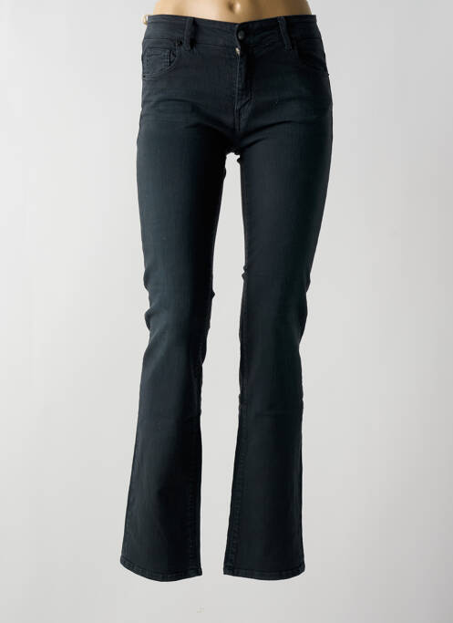 Jeans coupe droite stretch taille normale gris REIKO femme