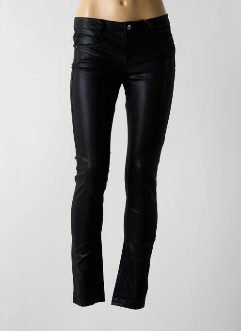 Pantalon slim stretch taille normale noir LPB femme