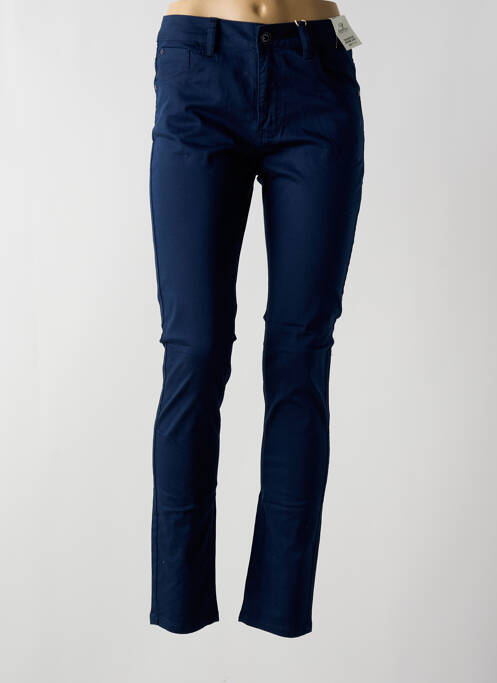 Pantalon slim bleu KY CREATION pour femme