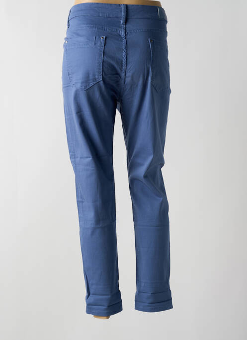 Pantalon slim bleu VOGGO pour femme