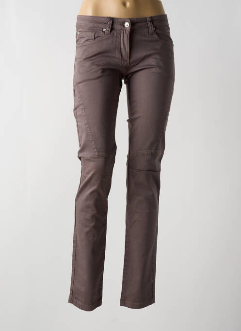 Pantalon slim gris LPB pour femme