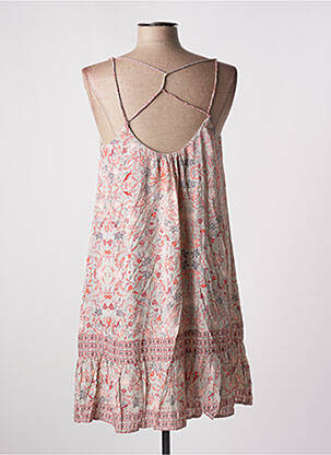 Robe mi-longue coupe fluide fines bretelles gris SEE U SOON femme
