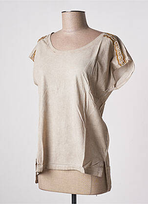 Top manches courtes manches courtes beige BEST MOUNTAIN femme