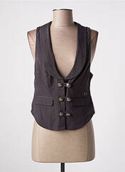 Gilet sans manche marron LPB pour femme seconde vue