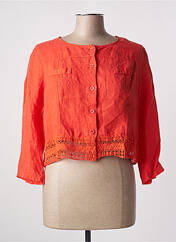 Veste casual orange MALOKA pour femme seconde vue