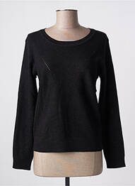 Pull resserrée sur le bas manches longues noir SEE U SOON femme