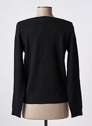 Pull resserrée sur le bas manches longues noir SEE U SOON femme