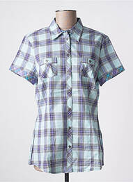 Chemisier manches courtes manches courtes bleu MEXX femme