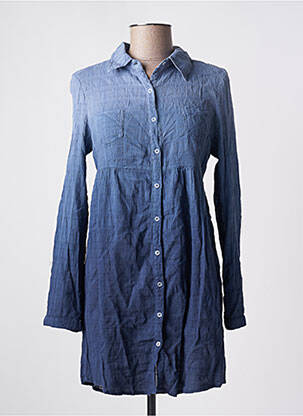 Robe courte bleu AN' GE pour femme