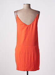 Robe courte orange SEE U SOON pour femme seconde vue