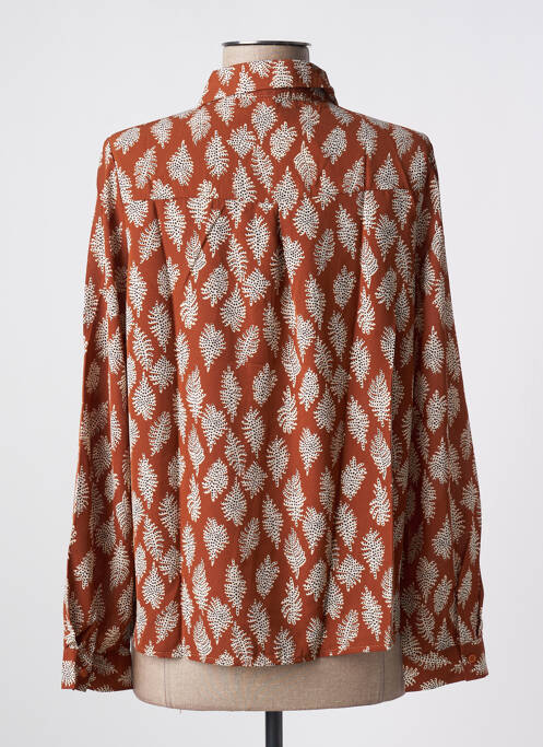 Chemisier marron NOEMIE & CO pour femme