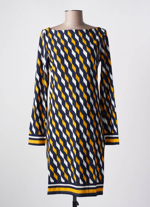 Robe mi-longue bleu CIMINY pour femme
