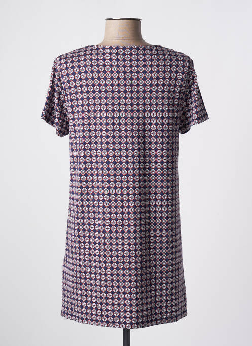 Tunique manches courtes bleu NICE THINGS pour femme