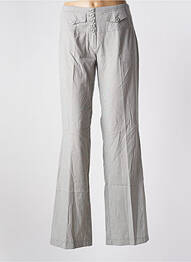 Pantalon flare stretch taille haute gris VERO MODA femme