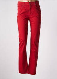 Jeans coupe slim stretch taille normale rouge CIMARRON femme