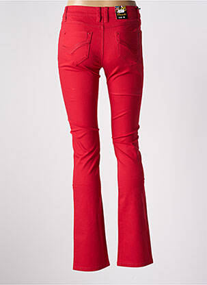Jeans coupe slim taille basse taille basse rouge ONADO femme
