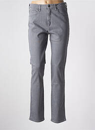 Jeans coupe slim stretch taille normale gris KANOPE femme
