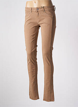 Jeans skinny taille normale taille normale marron FIRETRAP femme