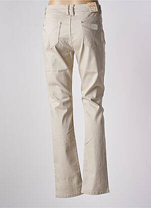 Jeans coupe slim stretch taille normale beige ONADO femme