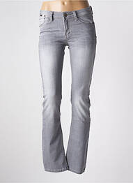 Jeans coupe slim taille basse taille basse gris ONADO femme
