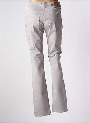 Pantalon slim tissage popeline taille normale gris CIMARRON femme