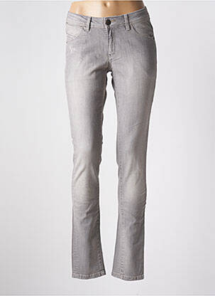 Jeans coupe slim effet usé délavé taille basse gris XX BY MEXX femme