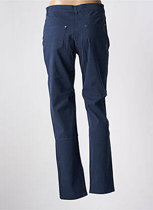 Pantalon slim tissage popeline taille normale bleu QUATTRO femme