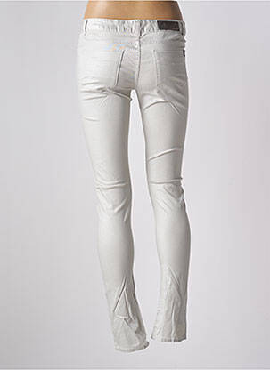 Pantalon slim taille basse taille basse argent LES P'TITES BOMBES femme