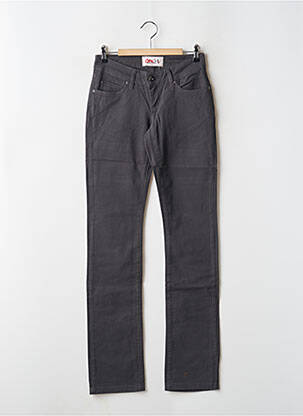 Jeans coupe slim taille basse taille basse gris ONLY femme