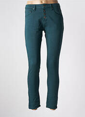 Jeans coupe slim vert PLACE DU JOUR pour femme seconde vue