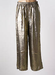 Pantalon large or CHARMING GIRL BY SILIA pour femme seconde vue