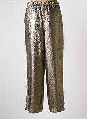 Pantalon large or CHARMING GIRL BY SILIA pour femme seconde vue