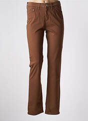 Pantalon slim marron KANOPE pour femme seconde vue