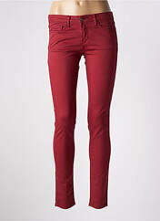 Pantalon slim rouge CIMARRON pour femme seconde vue