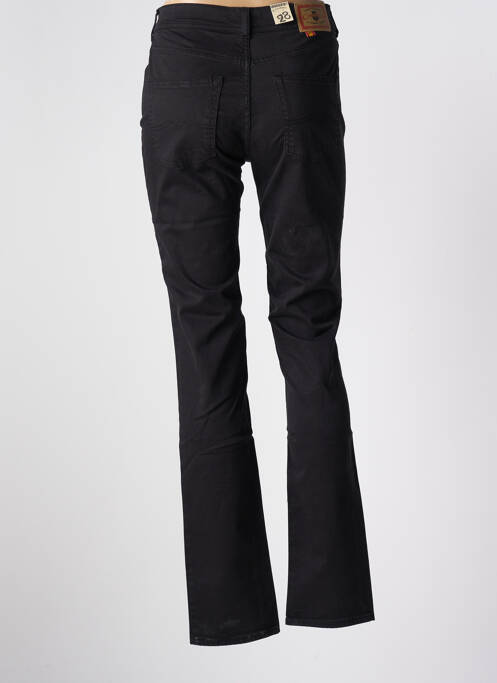 Pantalon slim tissage popeline taille normale noir CIMARRON femme