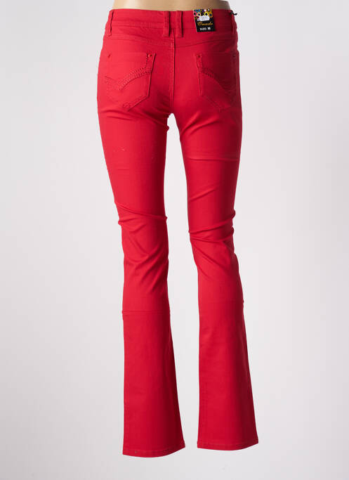 Jeans coupe slim rouge ONADO pour femme