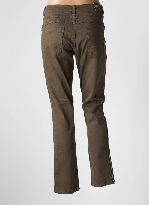 Jeans coupe slim vert NORFY pour femme
