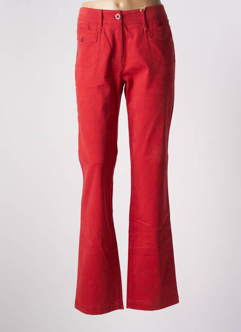 Pantalon droit rouge MAT DE MISAINE pour femme