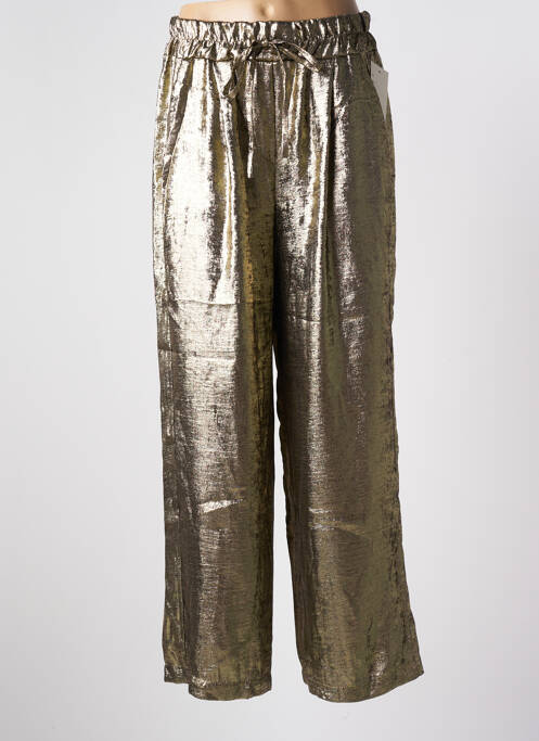 Pantalon large or CHARMING GIRL BY SILIA pour femme