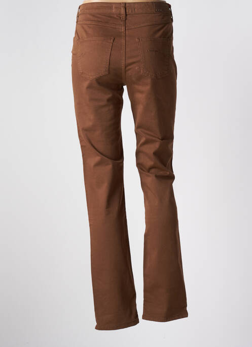 Pantalon slim marron KANOPE pour femme