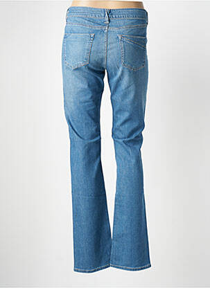 Jeans coupe droite stretch taille basse bleu SCHOOL RAG femme