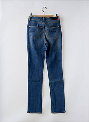 Jeans coupe slim stretch taille haute bleu KANOPE femme