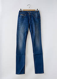 Jeans coupe slim stretch taille normale bleu SCHOOL RAG femme