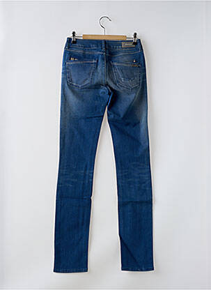 Jeans coupe slim stretch taille normale bleu SCHOOL RAG femme