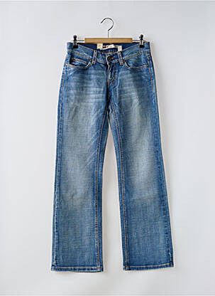 Jeans bootcut stretch taille basse bleu ONLY femme
