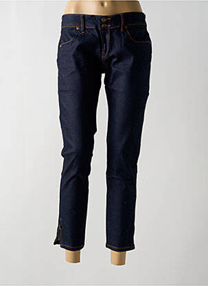 Jeans coupe slim tissage brut taille basse bleu FIVE PM femme